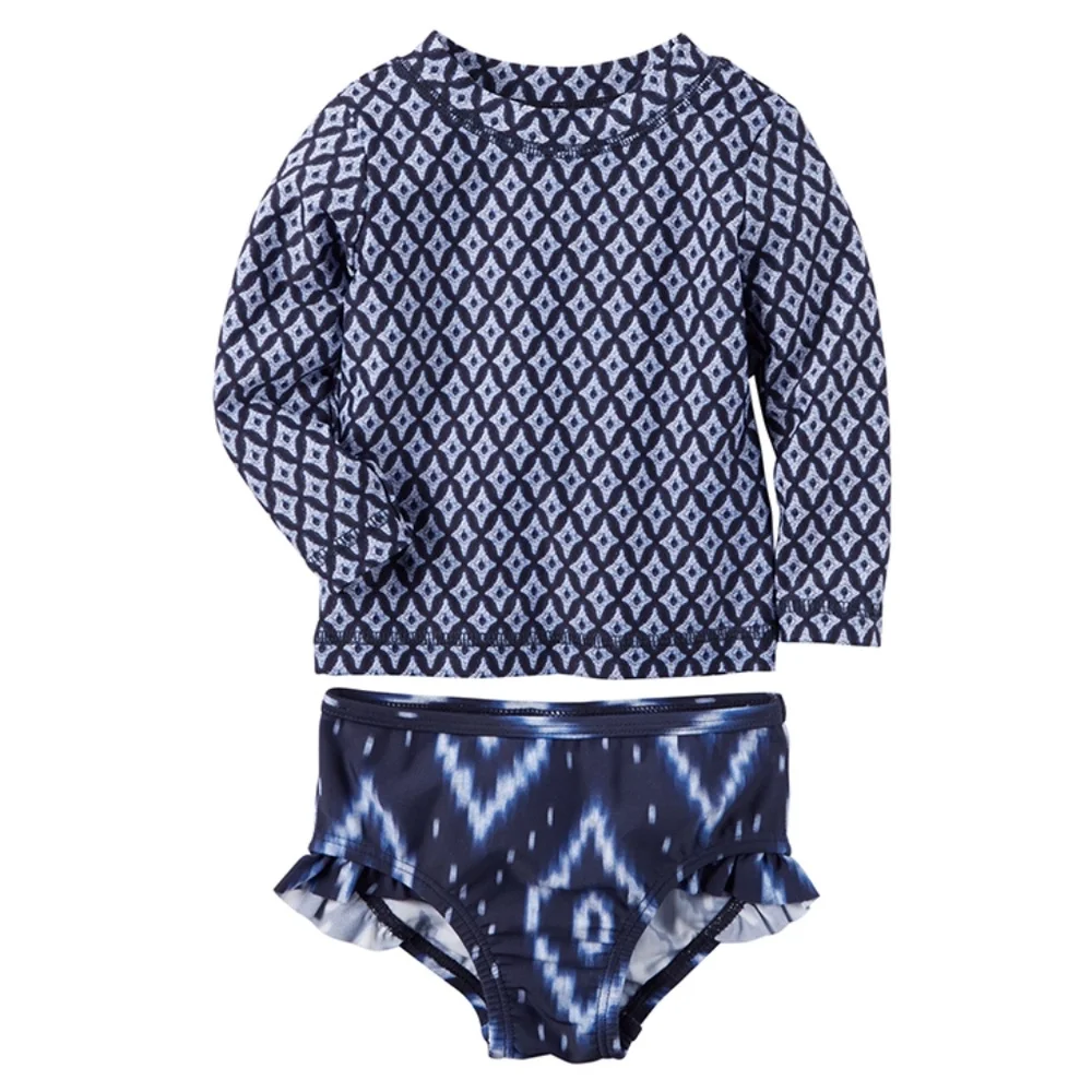 Carter's Long Sleeve 2pc Rashguard Swimsuit